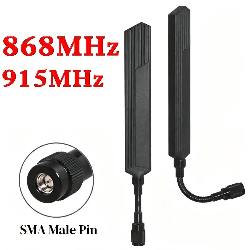 Long Range LoRa Antenna 868MHz 915MHz Omni Gooseneck SMA Male 1Pcs for Outdoor Environmental Sensor Networks