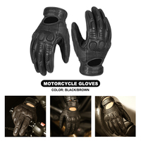 Leather Gloves Motorcycle Gloves Men Woman Touch Screen Breathable Racing Riding Motorbike Protective Gear Motocross Gloves