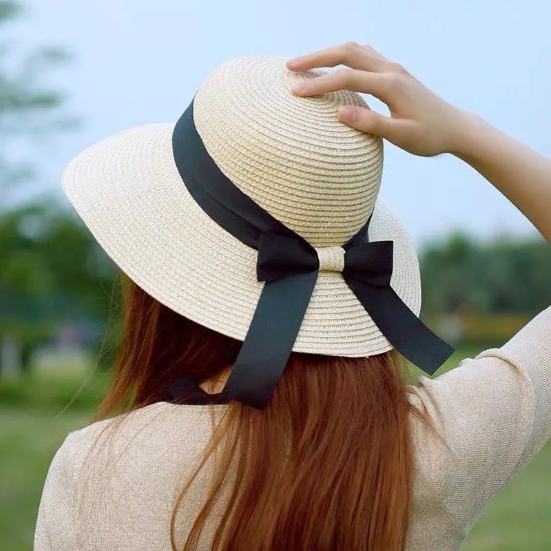 

Lady's hat ribbon fisherman's vacation basin