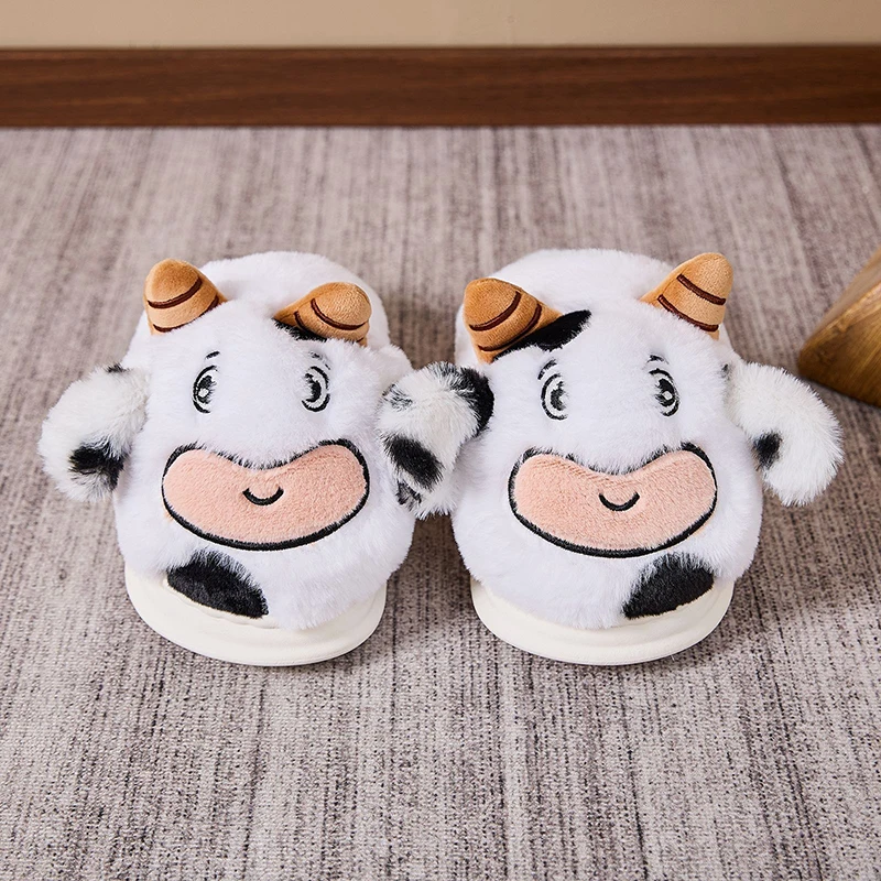 Platform Women's Slippers Home Winter Plush Luxury Designer Woman Shoes Casual Indoor Cartoon Fluffy Fuzzy Fur Slides Flats Soft