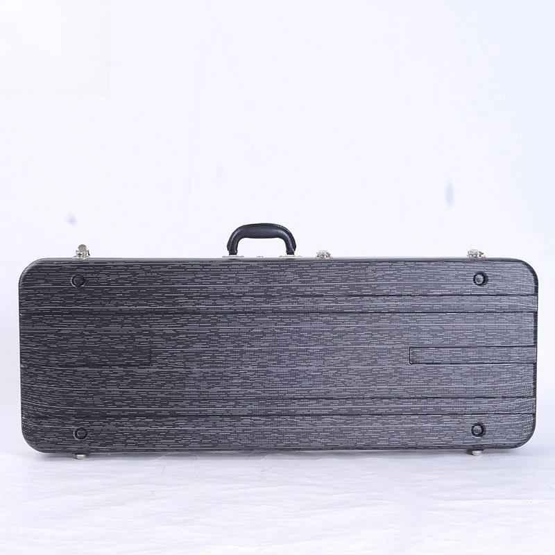 High-Quality ABS Guitar Case, Square Electric Guitar Bass Hardshell, Shockproof Crush-Resistant Protective Box, 41 Inch
