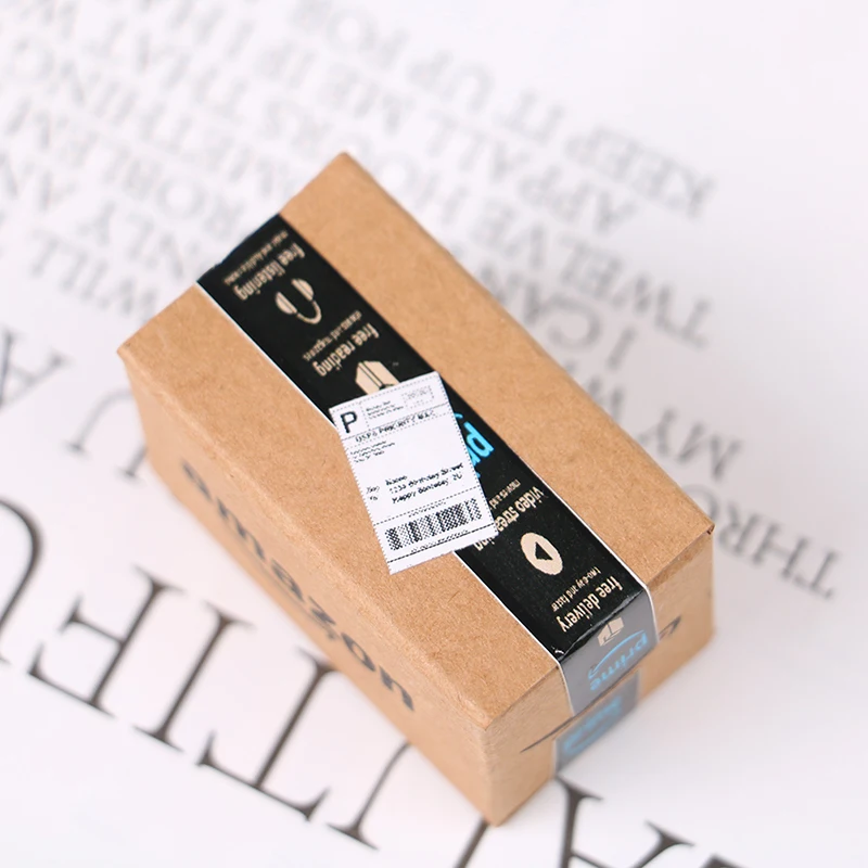 1pcs Mini 1:12 Dollhouse Miniture Express Box Gift Box Furniture Toys Accessories