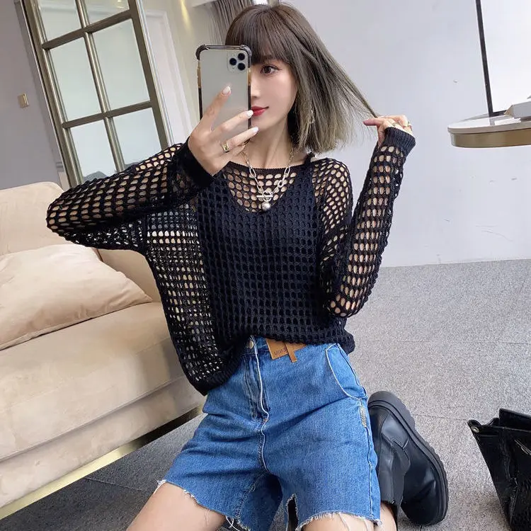 Cheap wholesale 2021 spring summer autumn new fashion casual warm nice women Sweater woman female OL pullover Ay123