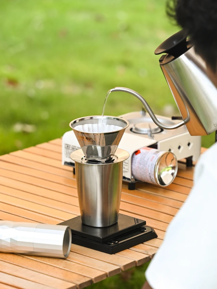 Brewista-Hand Brewed Coffee Set with Handy Filter Cup, Sharing Pot, Outdoor Travel Cafe