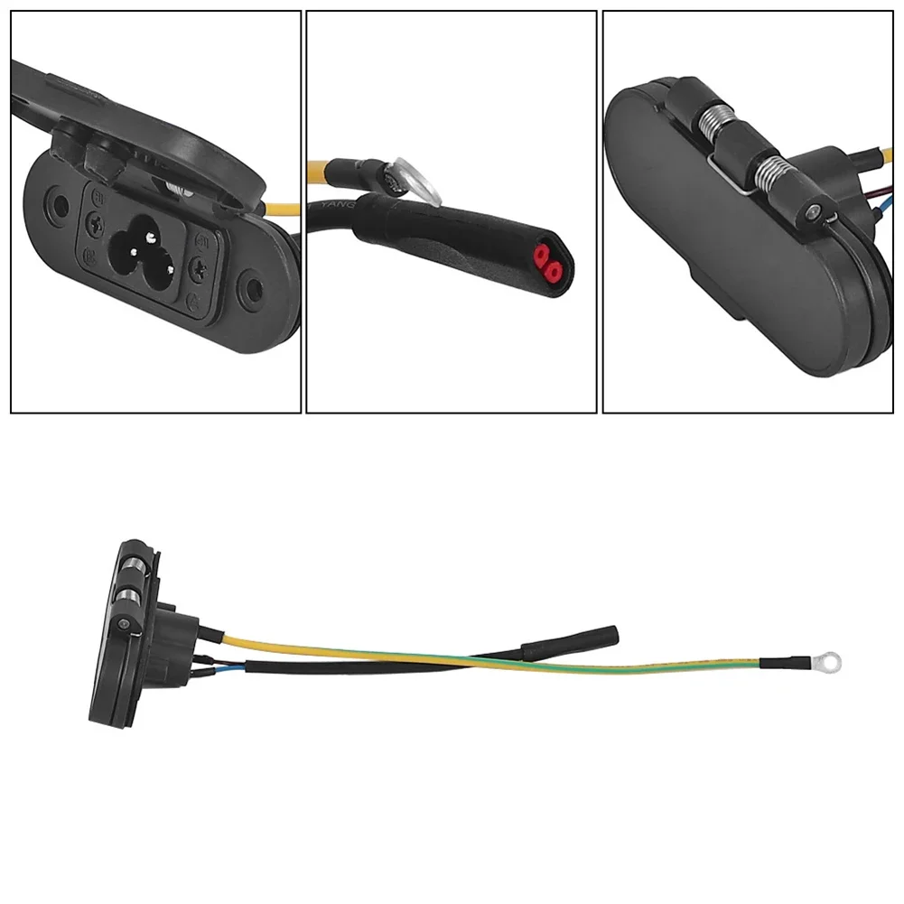 

Разъем для зарядного устройства переменного тока в сборе — для порта зарядки электрического скутера Ninebot Max G3, длительное использование, высокое качество