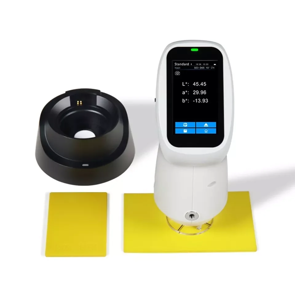 Spectral Colorimeter Digital Spectrocolorimeter with 3 Apertures Φ8mm Φ4mm 1x3mm Measuring Time About 1s Observer Angle 2°/10°