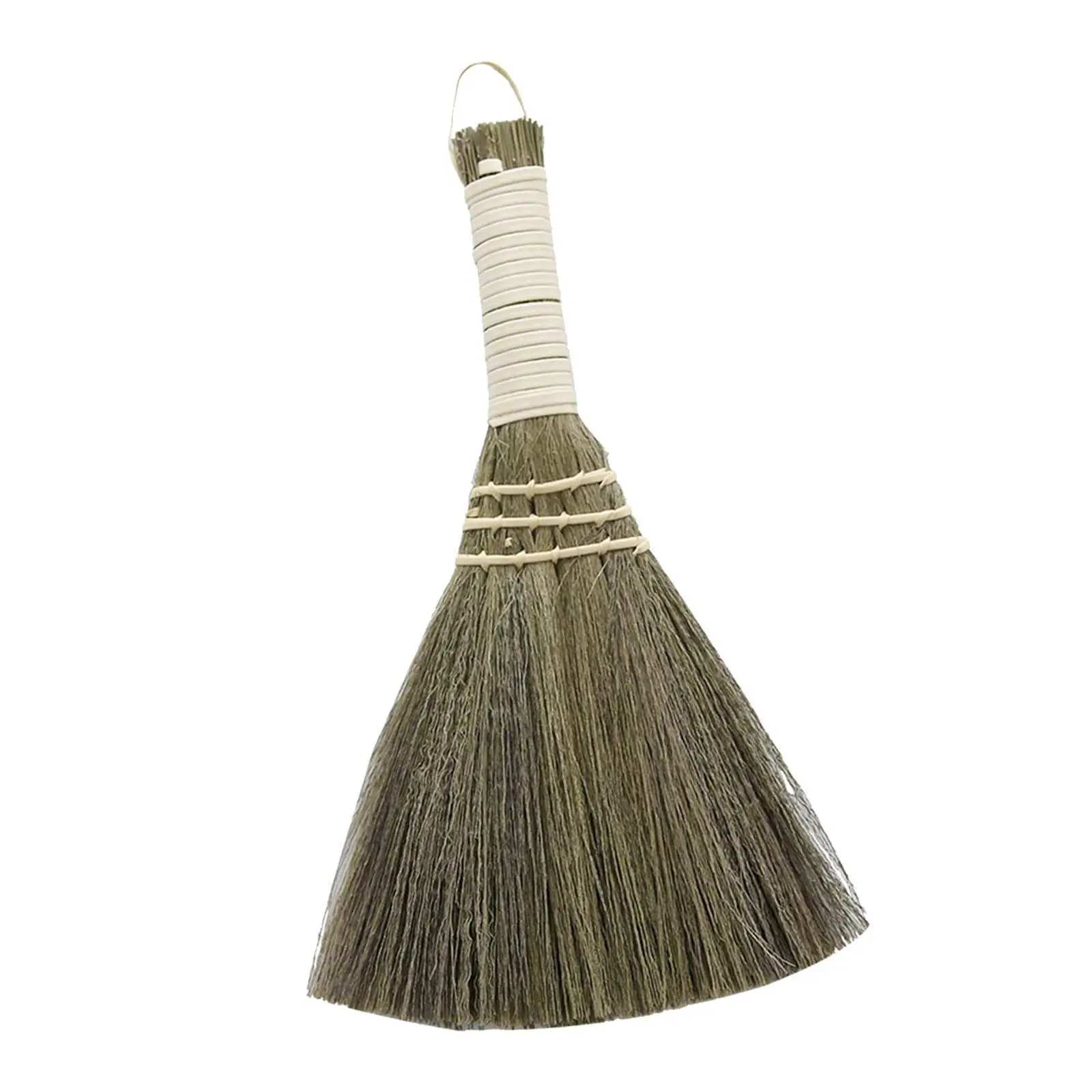 Small Broom Miscanthus Lightweight Hand Brush Sweep Broom for Home Desk Car
