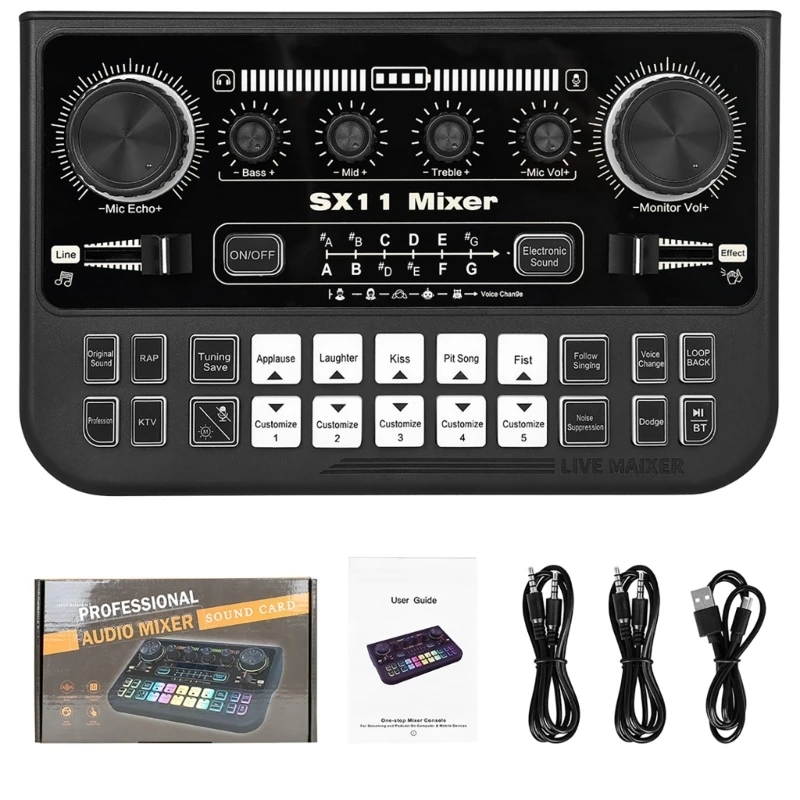 

Multifunction Sounds Controller With Lighting Compacts Controller With Light