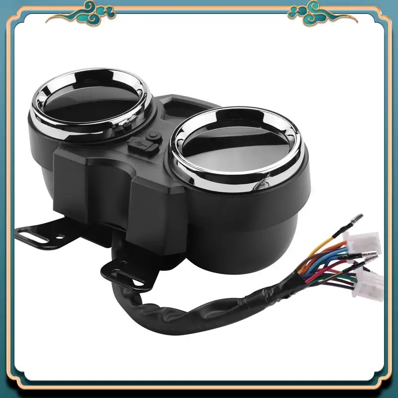 

A54P-Motorcycle Speedometer Speedometer With USB Charging Meter For Suzuki GN125-F HJ125-8E HJ150-3A EN125 GSX125 QS125 Accessor