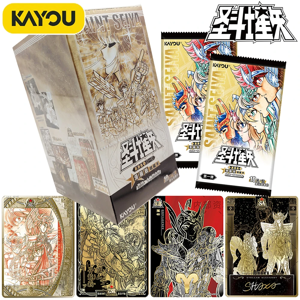genuine-kayou-saint-seiya-collection-cards-action-fantasy-comics-exquisite-character-cards-boys-and-girls-hobbies-gifts-fun-toys