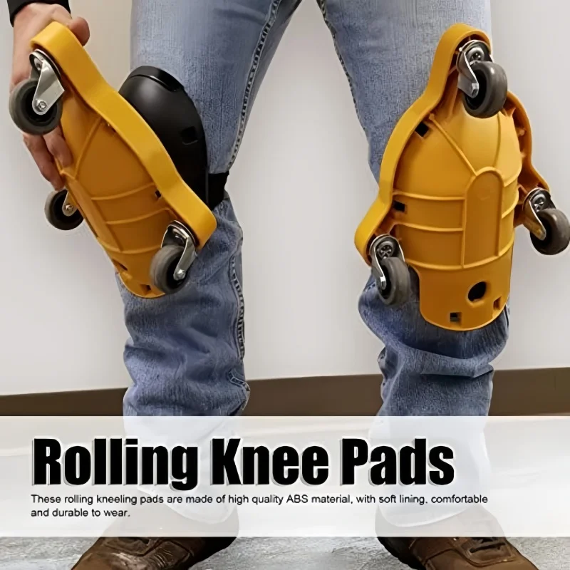 Multifunction Sliding Bogies Universal Adjustable Wheel Bogies Mobile Worker\'s Knee Protector Floor Tile Knee Pads Sports