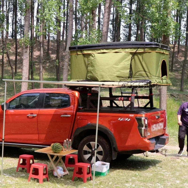 

Best SellingPickup Truck Rooftop Tent Hard Aluminum Car Tent Wingle AccesoriosHigh Quality