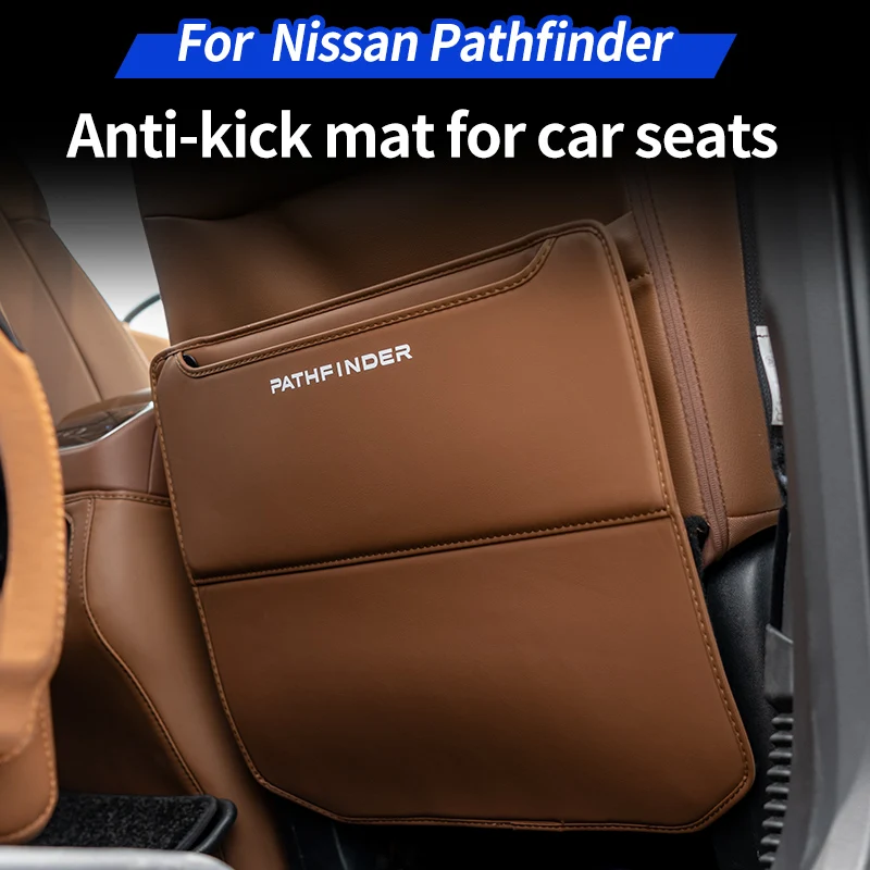 

For Nissan Pathfinder car first row seat back cushion 2024 2025 Nappa leather same color Dirt resistant and easy to care for