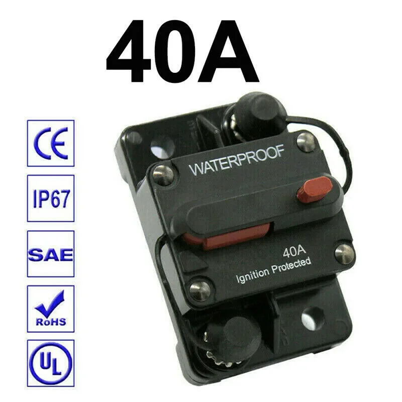 Large Current Thermal Trip Circuit Breaker, Manual Switch, 30A 300A, Provides Protection Against Overload and Short Circuit