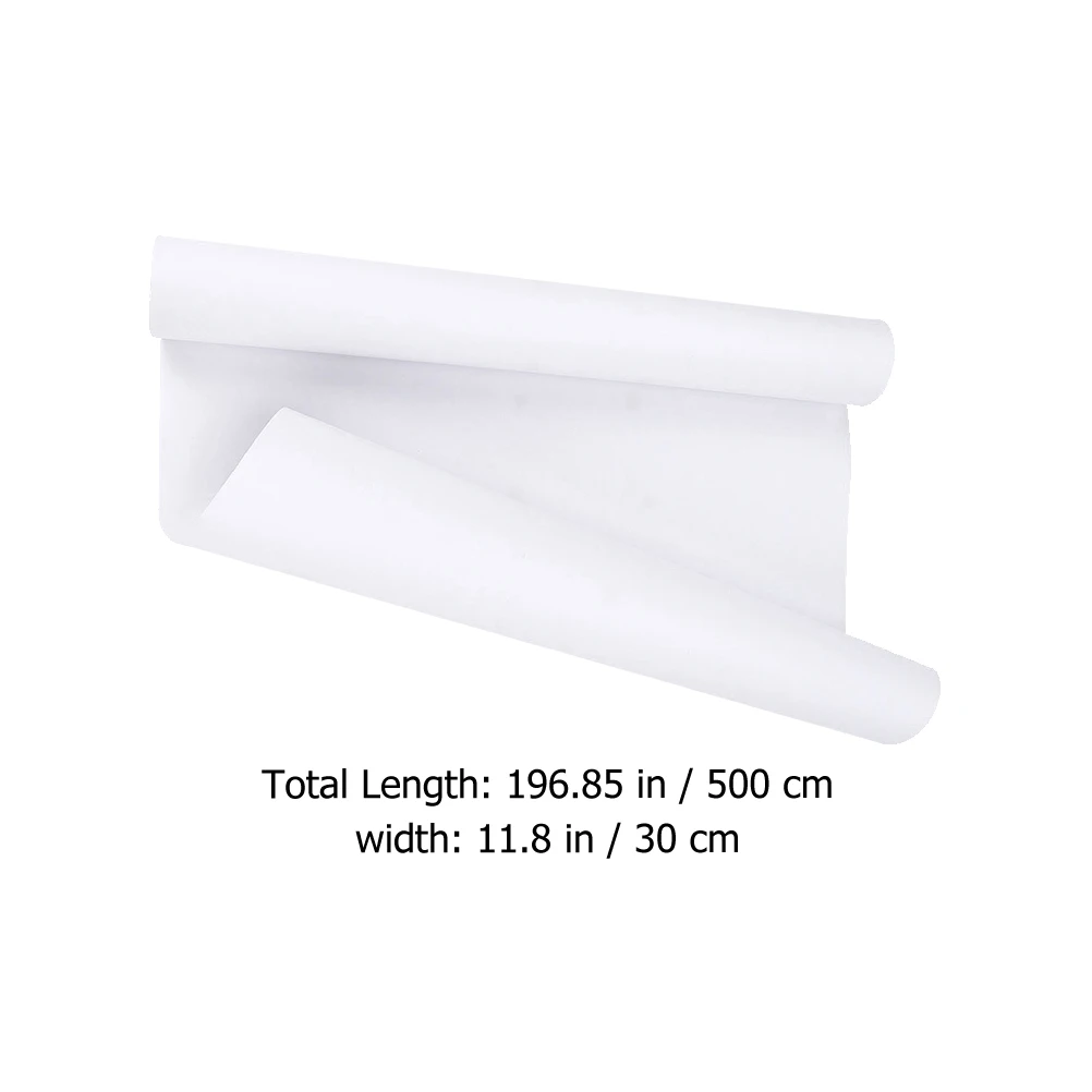 

3pcs 3 Rolls Scrawl Dedicated Paper For Kids Graffiti Drawing Sketching White Wood Pulp Painting Paper Rolls Compatible With