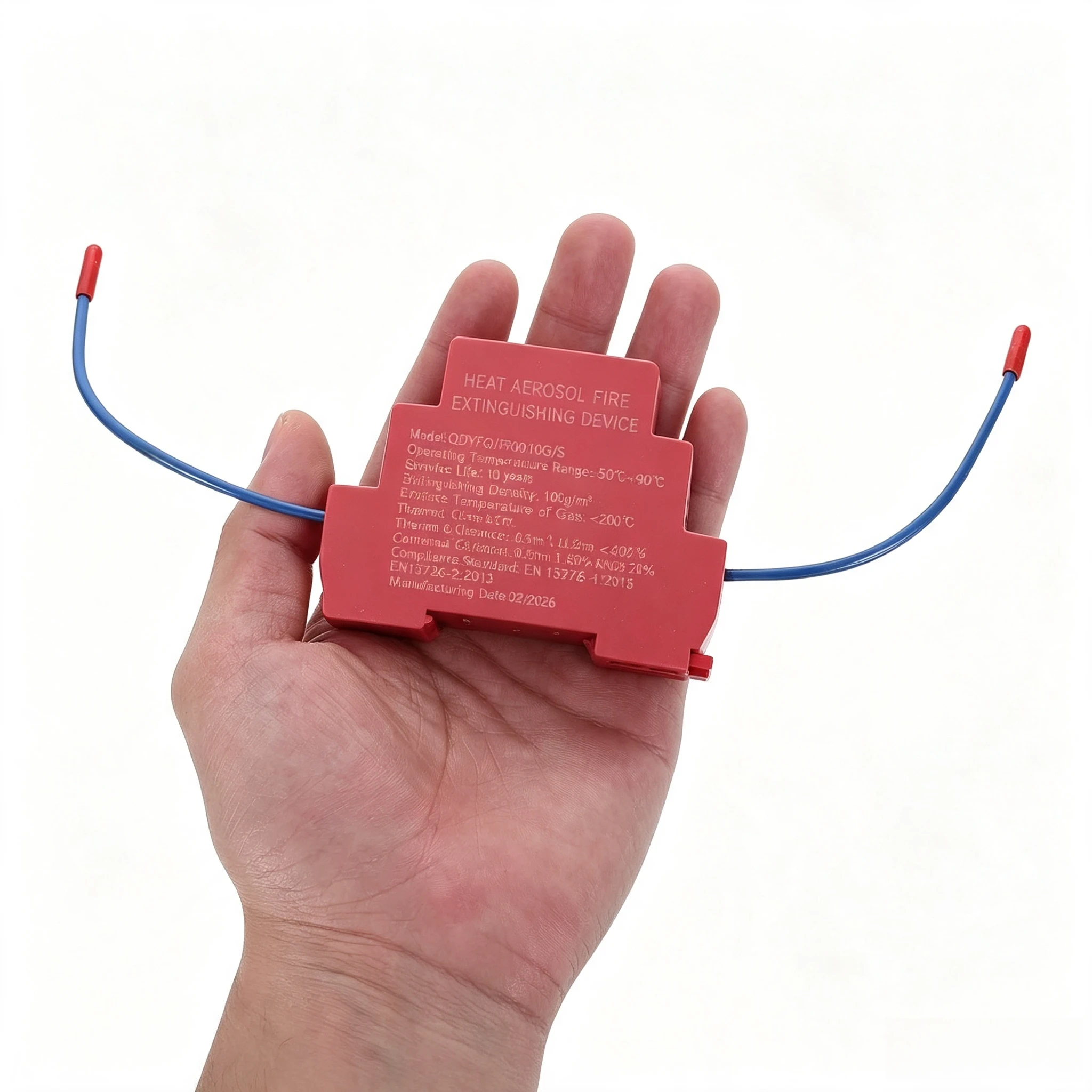 1 Pcs Mini Thermal Triggered Mini Aerosol Fire Suppression Module Cabinet Mount Automatic Fire Extinguishing Equipment