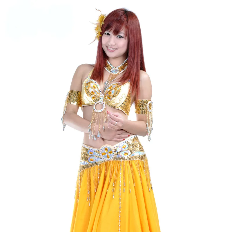 Bracelets Belly Dance Sets Ornaments Stage Performance Sets Decorative Hand Dance Accessories Prop Tassel Sequins