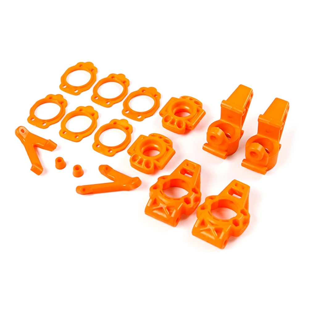 Nylon Front and Rear Wheel Bearing Seat Kit for 1/5 BAHA ROVAN KM BAJA 5B 5T 5SC Toys Car Parts-Orange