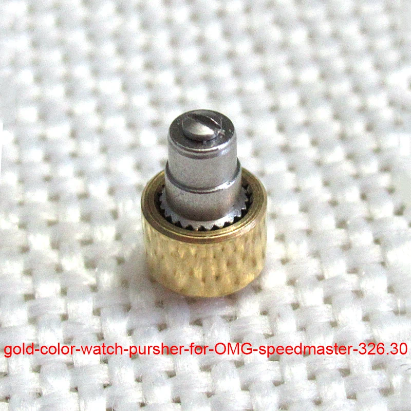 Gold Color Watch Pusher Button For OMG Speedmaster 326.30 Aftermarket Watch Parts