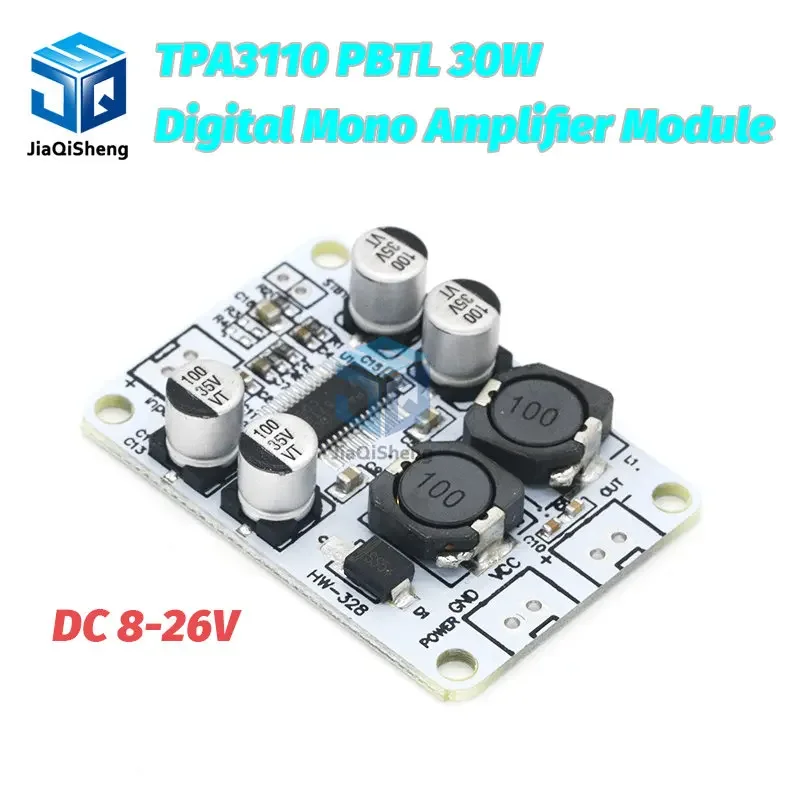 TPA3110 PBTL 30W Digital Mono Amplifier Module Board Power AMP DC 8-26V