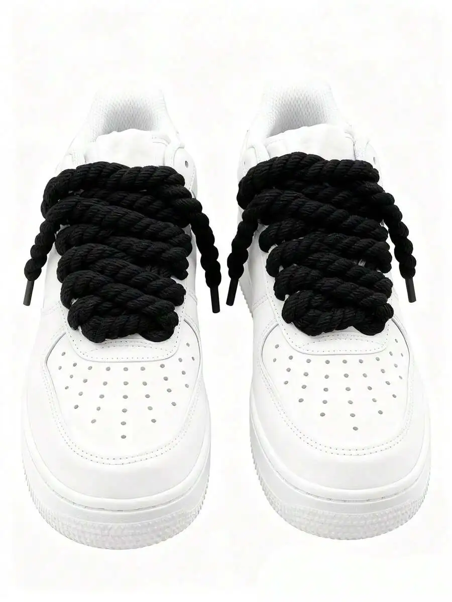 

Толстые круглые шнурки для обуви 120 см, прочные заменяемые шнурки для кроссовок, мужские и женские.