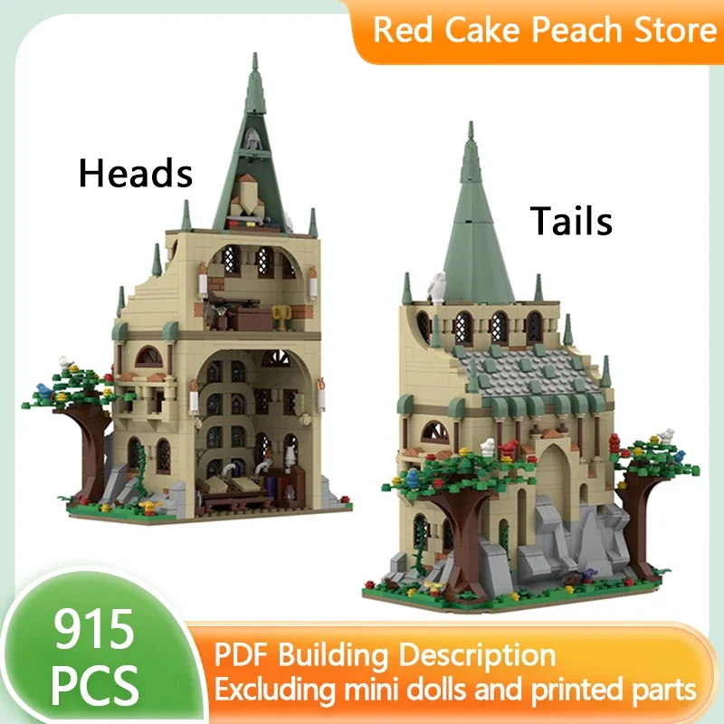 

Magical Movie Medieval Castle Model MOC Building Bricks Wizard Castle Modular Technology Gift Holiday Assemble Children Toy Suit