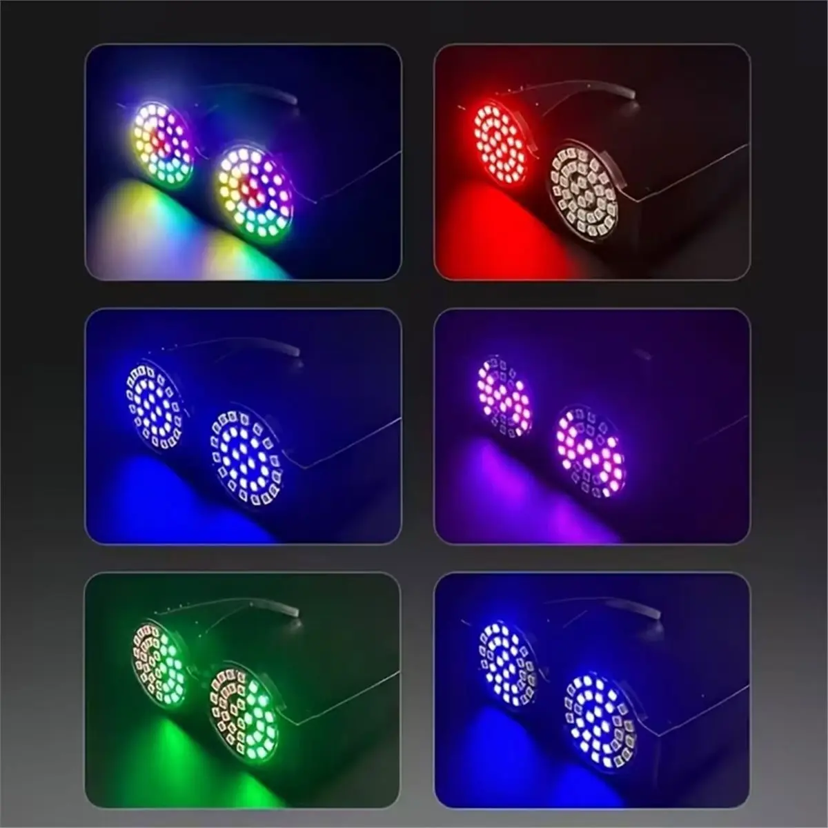 LED Light Glasses for Concerts, Clubs, Parties, Carnivals, Birthday Celebrations, Party Additions, Festival