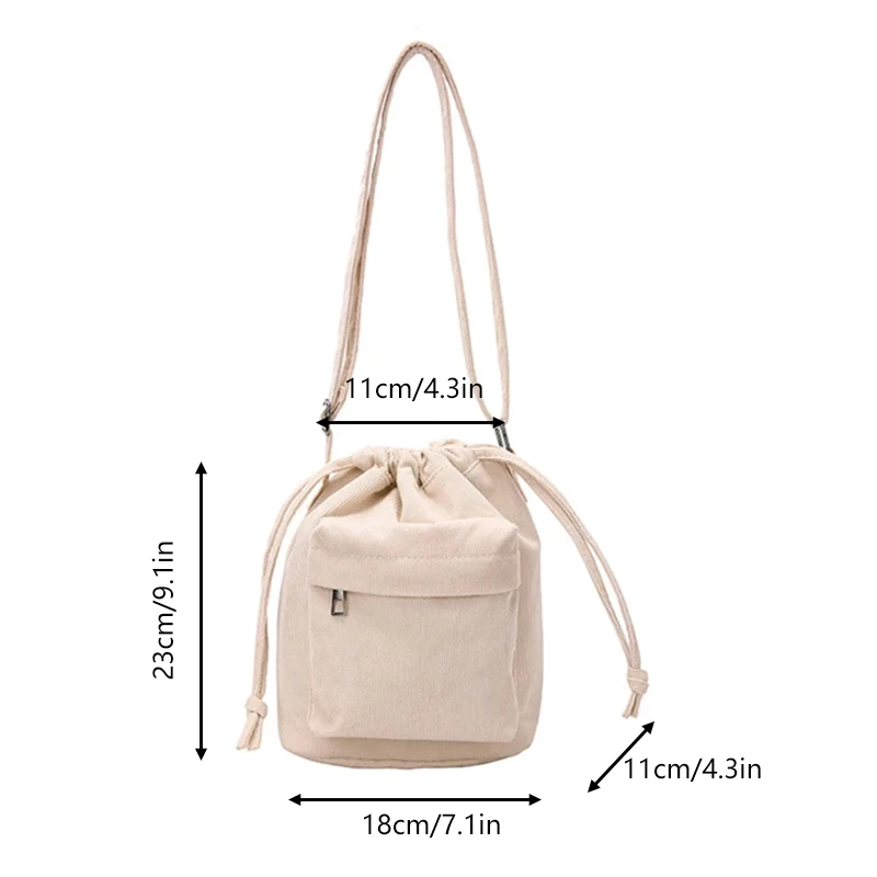 2025 nuevo bolso de mujer, bolso de hombro medio, bolso de cubo con cordón de estilo coreano, bolso cruzado juvenil ligero informal, venta completa