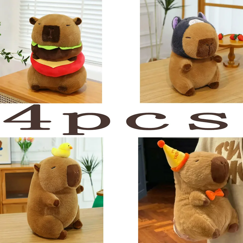 

Capybara Plush Doll Cute Capibara Anime Fluffty Toy Kawaii Plushie Happy Birthday Doll Gift for Girl Friend Soft Stuffed Animals