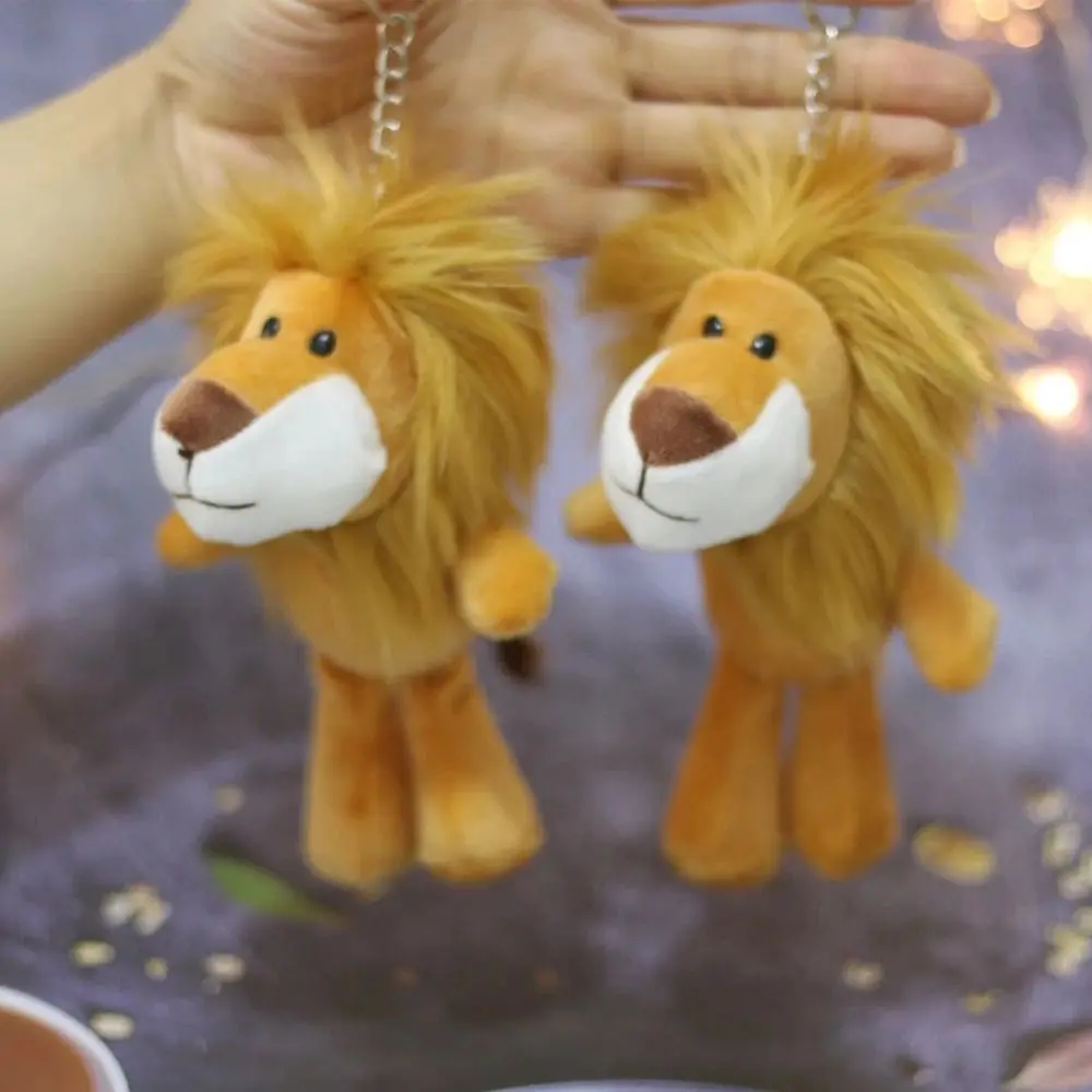 

Милые украшения Kawaii, подвесные украшения, автомобильный брелок, брелок, плюшевый брелок, искусственная кукла льва