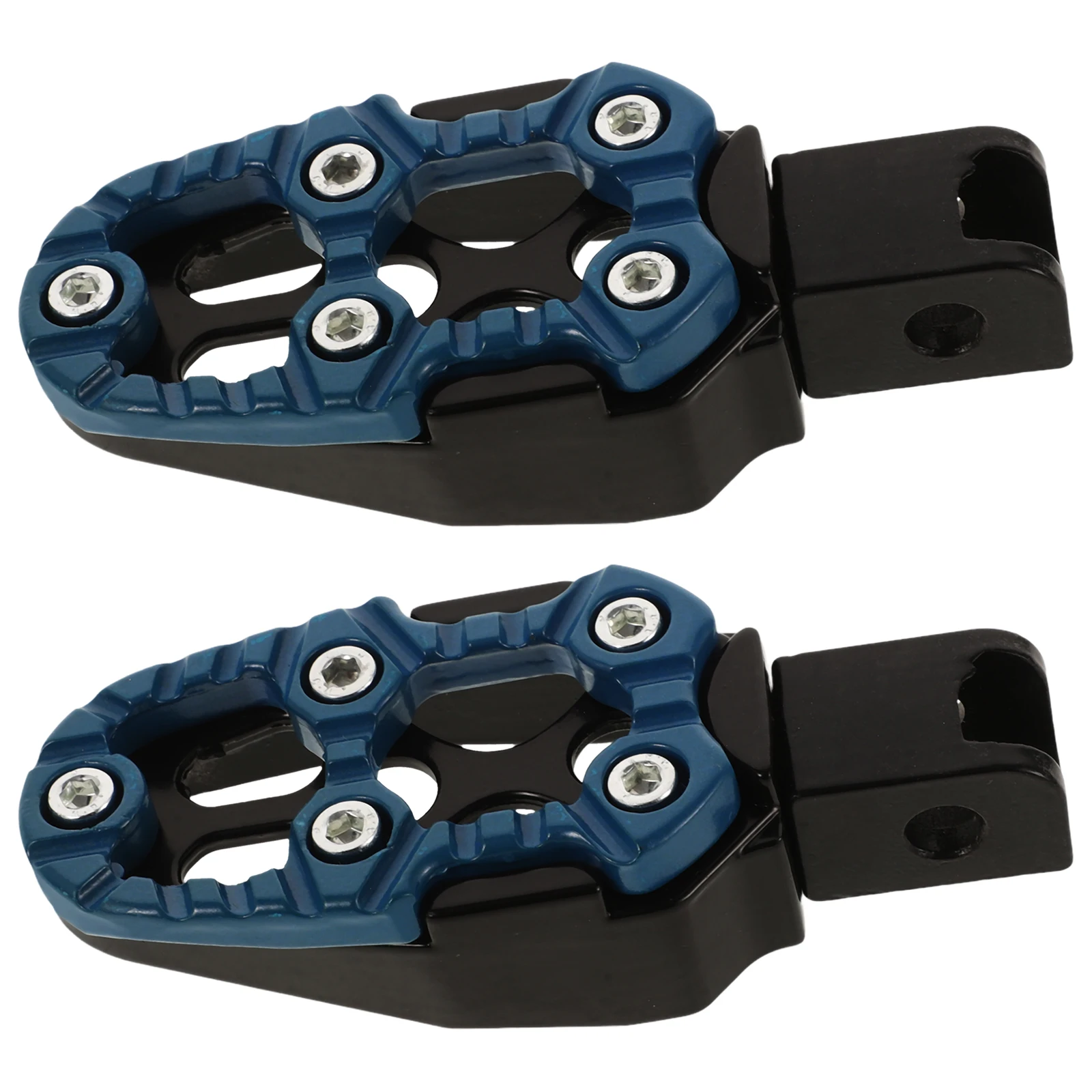 

2pcs Aluminum Alloy Motorcycle Foot Pegs Durable Anti-Slip Universal Fit for Dirt Off Road Modification Mini Bike for Motocross