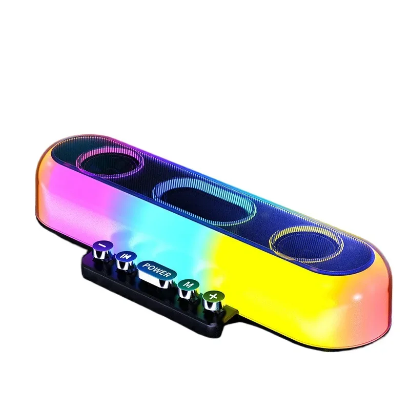Gaming Gaming Bluetooth Speaker for PC and Laptop with Dual 10W Drivers Loud Clear Sound Bar for Gamers and Streamers - Aliexpress Deal