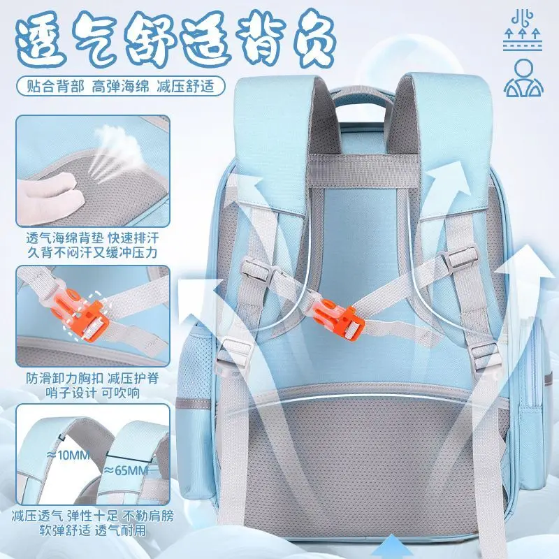 Tian Guan Blessing Collaboration Anime Large Capacity Backpack For Elementary School Students In Grades Three To Six Spine Ani