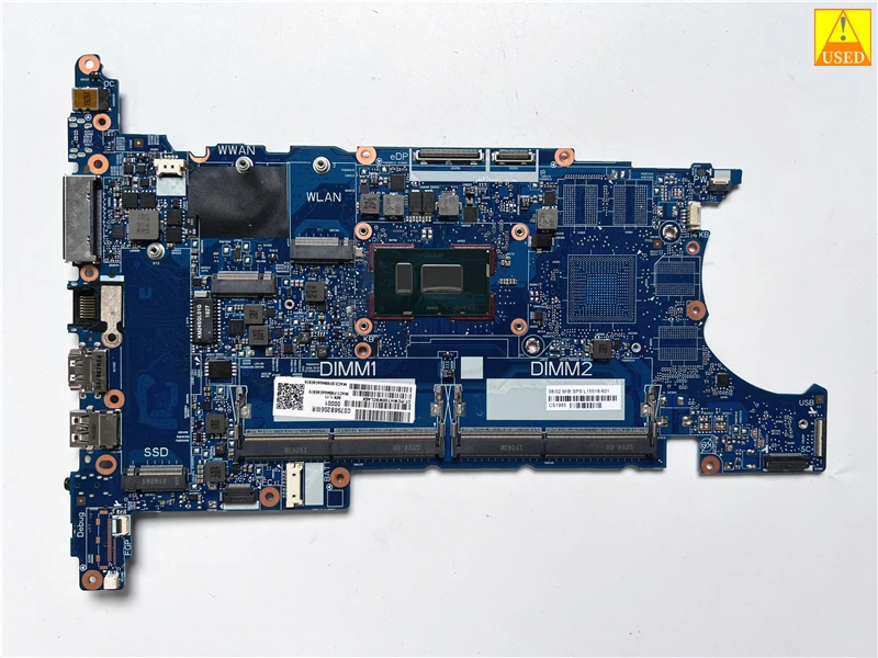 

USED Laptop Motherboard FOR HP 840 G5 L15518-001 L15518-601 SR3L9 I5-8350U 6050A2945601 100% Working Tested Well