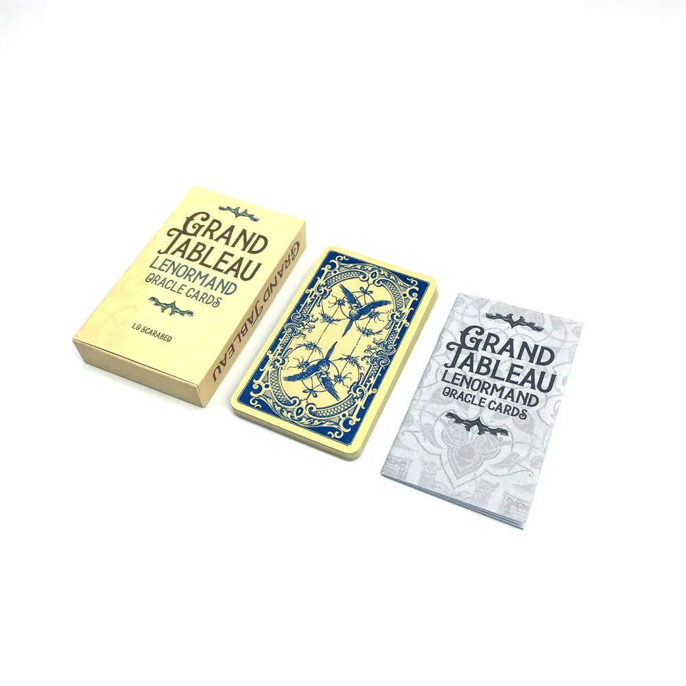 Grand Tableau Lenormand Oracle Decks A 36 English Divination Edition Deck Borad Games with paper manual