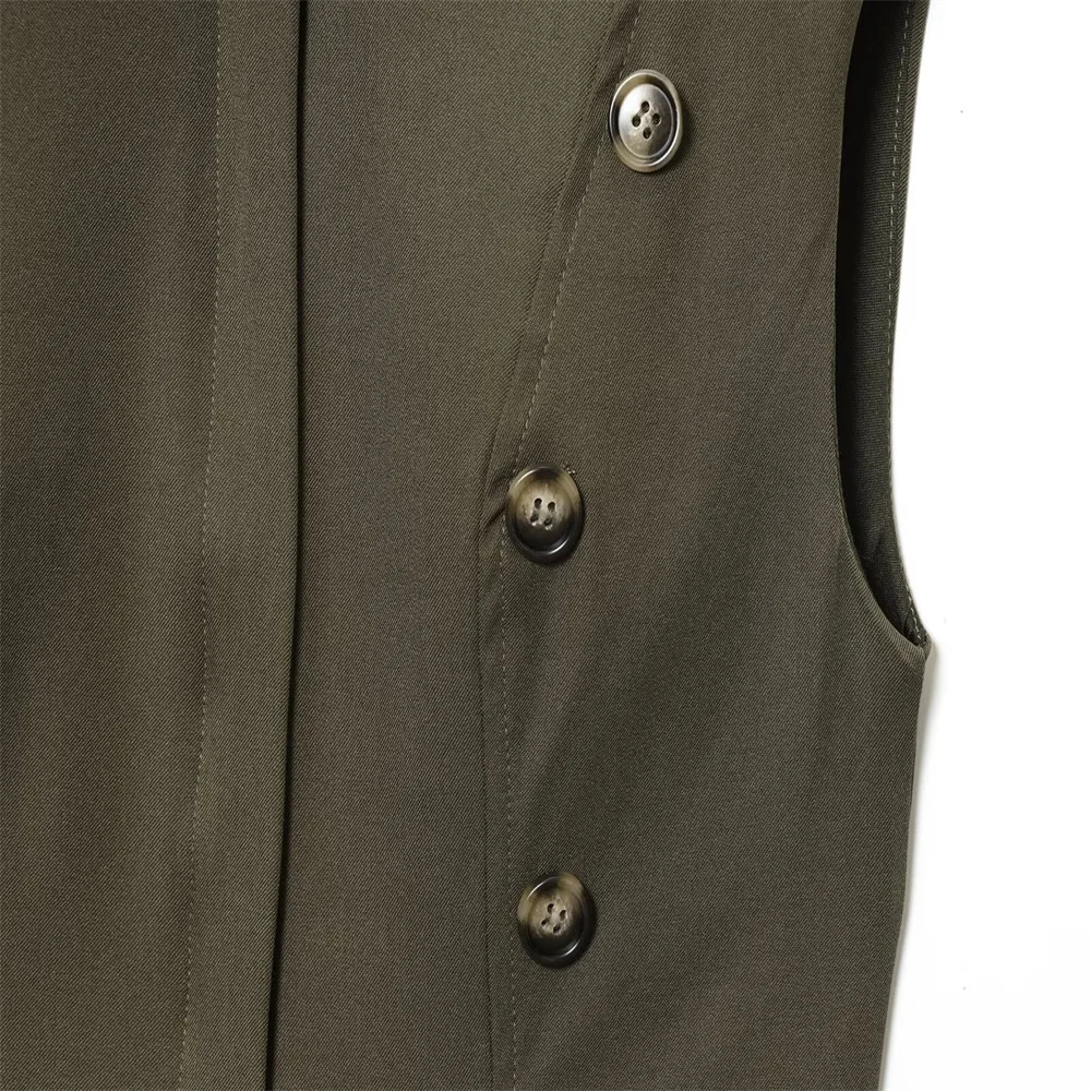 Outono nova moda feminina vestido curto com ombreiras e decoração em camadas