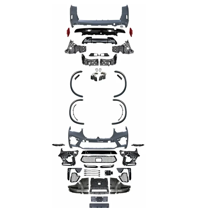

Лидер продаж, полный комплект кузова, модифицированный обновленный полипропиленовый автомобиль X5M для X5 G05 2023-2024, передний бампер