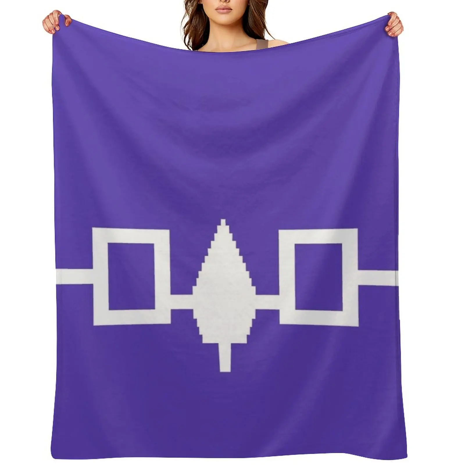 

Flag of Iroquois Confederacy Throw Blanket Designers Thermals For Travel Moving Summer Beddings Blankets
