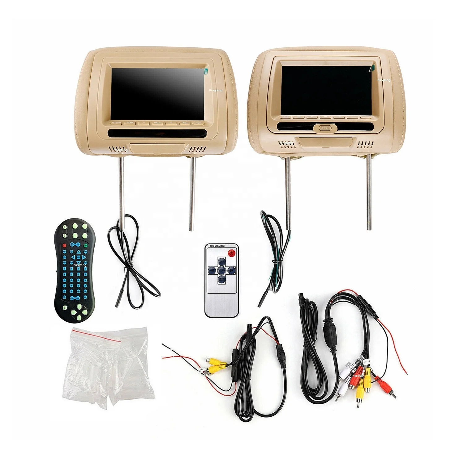 Professional Direct Manufacturer Good Quality Universal 7 Inch Headrest DVD with SD USB Gaming IR FM Mp5