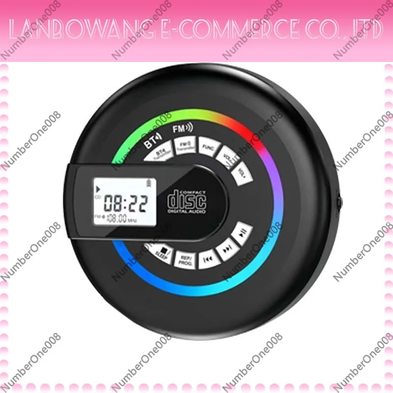 Retro Disc Player Bluetooth Speaker Repeater For Album Music English Learning MP3 Audio Device
