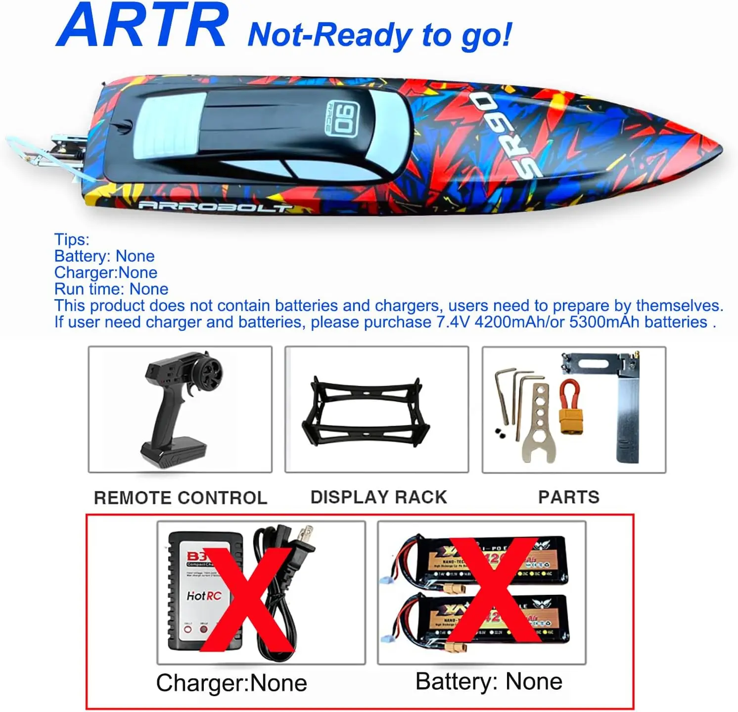 Bateau Télécommandé, Bateau De Course Télécommandé À Grande Vitesse De Bateau Rc Pour Adultes Et