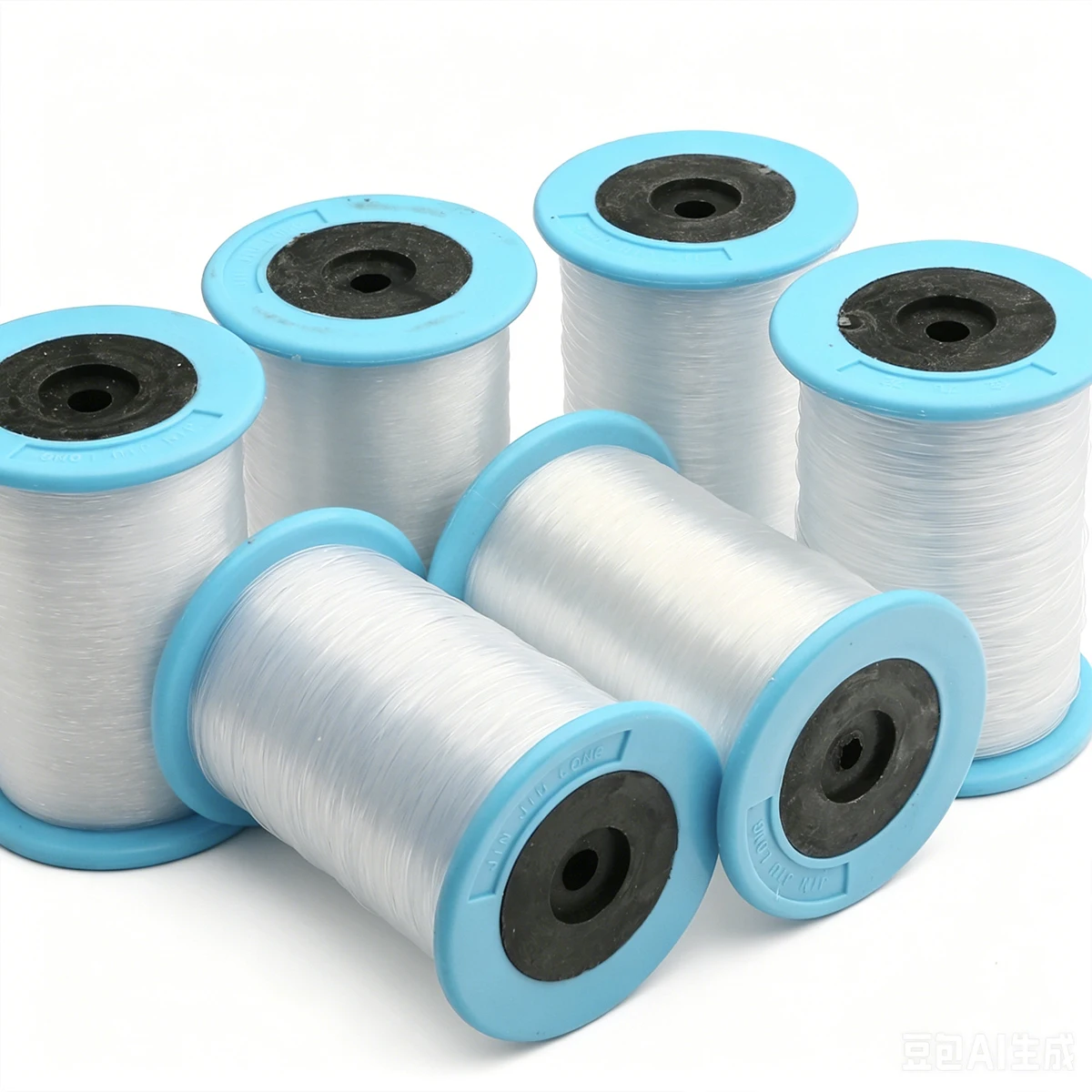 1 rollo de hilo de monofilamento de nailon transparente de 0,2-1,0 mm para hilo de abalorios de alambre invisible resistente para la fabricación de joyas y decoración