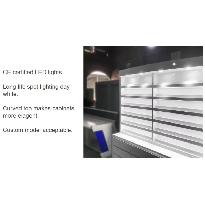 custom.Heavy Duty White Hairdresser Nail Salon Furniture Customer Made Station Storage Cabinet Nail Polish Wall Display Rack