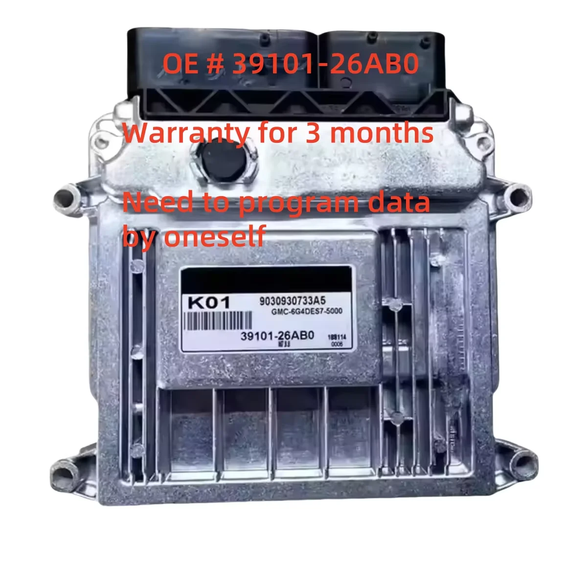 High quality 39101-26AB0 3910126AB0 ECU Engine Computer Board Electronic Control Unit for Hyundai Car