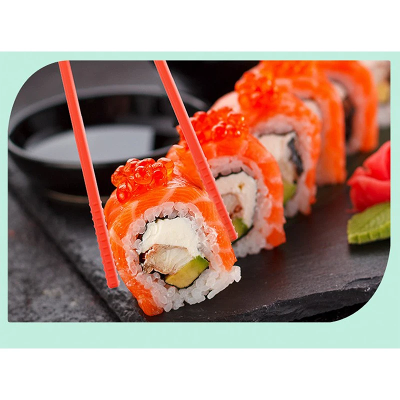 3 Pairs Silicone Chopsticks Set Japanese Non-slip Chopsticks Noodle Sushi Food Chop Stick Kitchen Tableware Set Gift Dinnerware