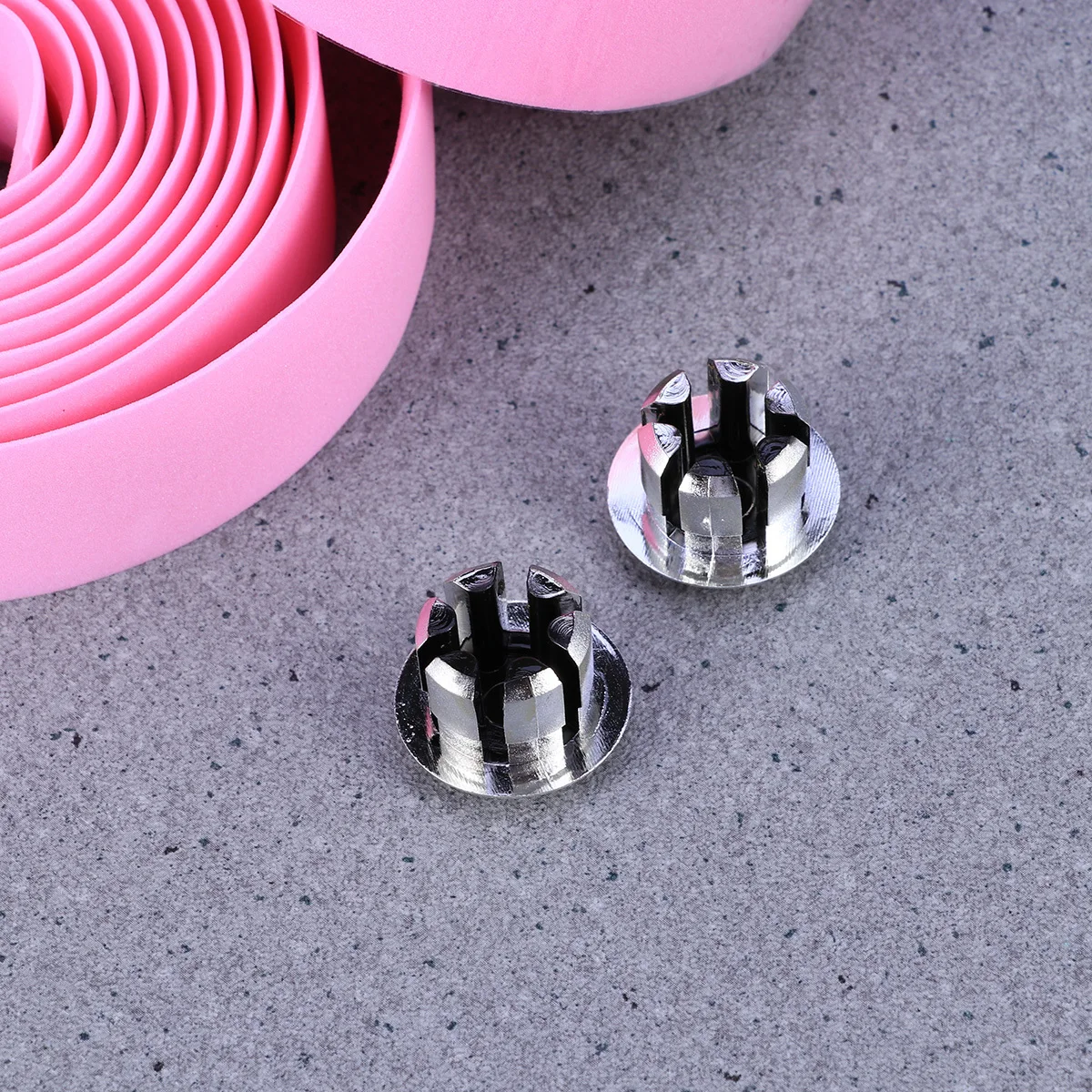 1Pair Non-Slip Handlebar Tape Wrap Lightweight Cork Road Bike Handle Grips Anti-Slip Sweat Absorbing Cushion Bar Ribbon with End