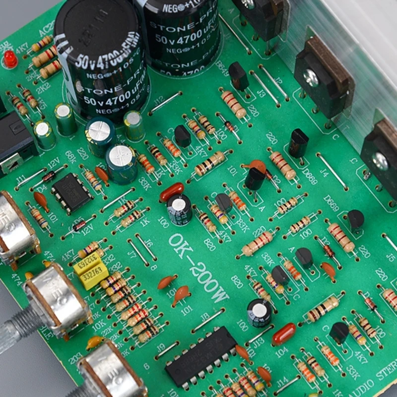 OK200W 2Channel 4-8Ohm Amplifiers Module Board Double Group AC18-26V 2 Channel Dropship