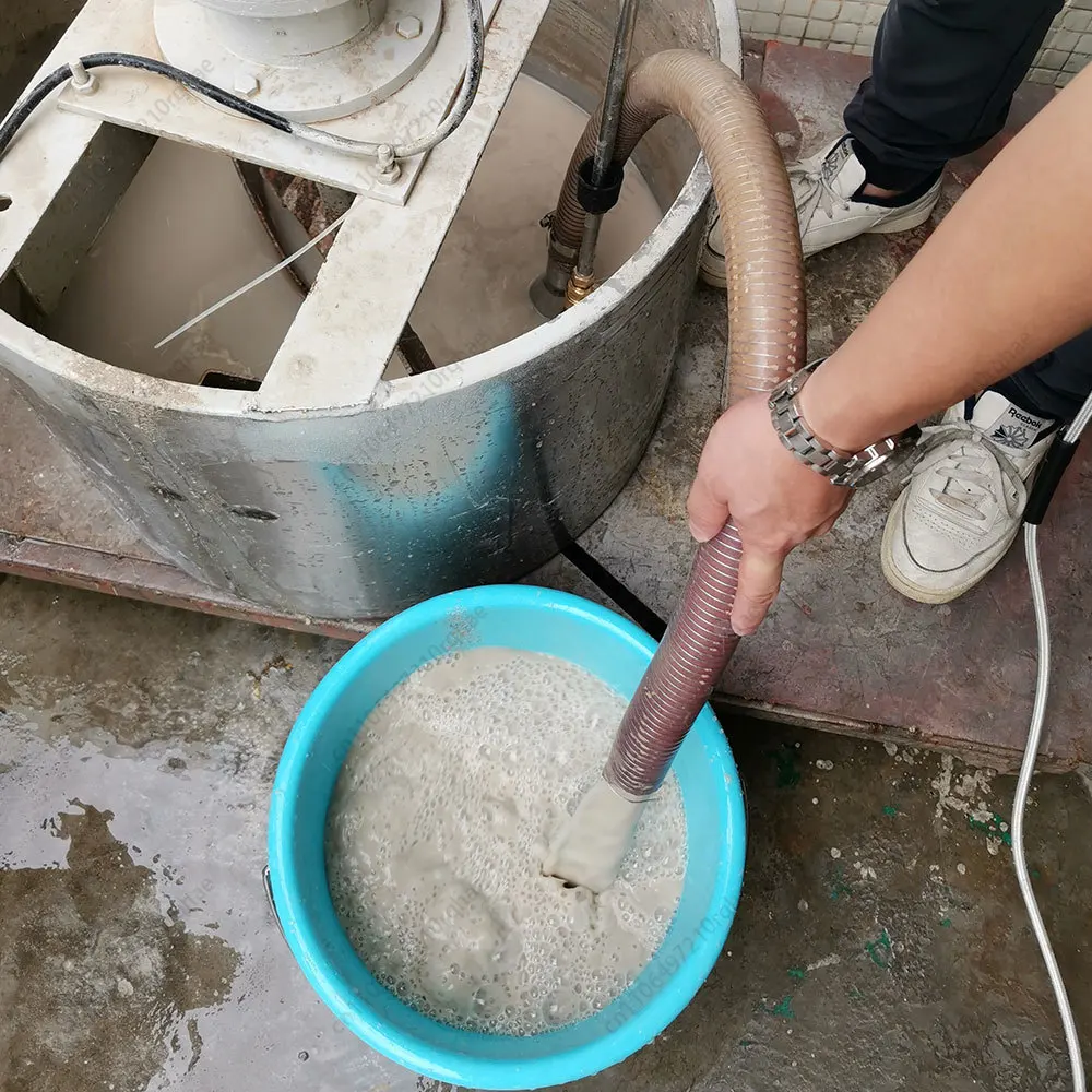 الطين شفط كأس آلة تنظيف الضغط فوهة الحبوب الأوساخ مضخة أنابيب القمامة المياه #6