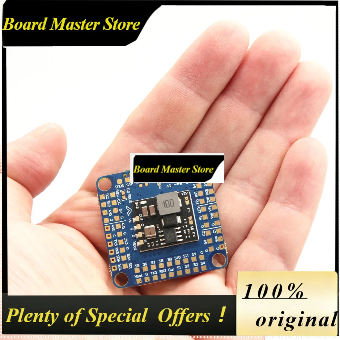 BoMasF405-HDTE F4 Flight Controller STM32F405 Built-in Dual BEC OSD Blackbox 3~12S LiPo For RC FPV Long Range Drones 1 Sold ByHo