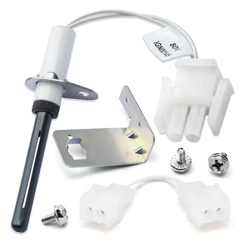 

【SPECIAL OFFER】IGN00145 Upgraded Furnace Ignitors W/Male Plug & Mounting Screws Kit 80 Volt Silicon Nitride For Trane IGN145